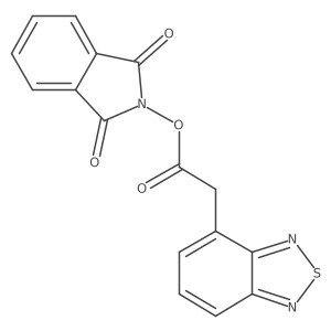 1,3-dioxo-2,3-dihydro-1H-isoindol-2-yl 2-(2,1,3-benzothiadiazol-4-yl)acetate结构式