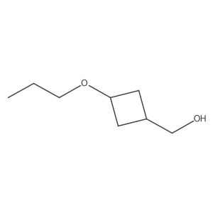 trans-(3-Propoxycyclobutyl)methanol Structure