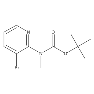 Tert-butyl (3-bromopyridin-2-yl)(methyl)carbamate Structure