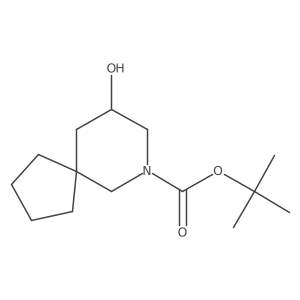 Tert-butyl 9-hydroxy-7-azaspiro[4.5]decane-7-carboxylate Structure