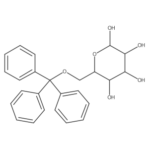 (3R,4S,5R,6R)-6-[(triphenylmethoxy)methyl]oxane-2,3,4,5-tetrol Structure