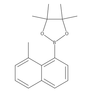 4,4,5,5-Tetramethyl-2-(8-methylnaphthalen-1-yl)-1,3,2-dioxaborolane Structure