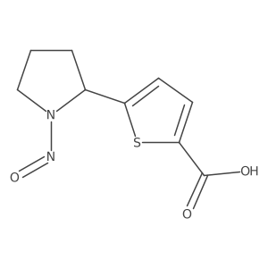 5-(1-Nitrosopyrrolidin-2-yl)thiophene-2-carboxylic acid Structure