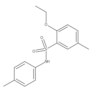 2-ethoxy-5-methyl-N-(4-methylphenyl)benzenesulfonamide Structure