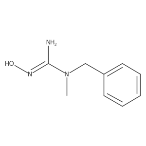 1-Benzyl-2-hydroxy-1-methylguanidine结构式