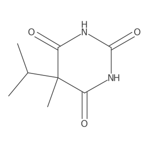 Barbituric acid,5-ME-5-ipr结构式
