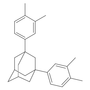 1,3-Bis(3,4-dimethylphenyl)tricyclo[3.3.1.13,7]decane结构式