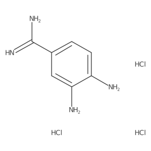 3,4-Diaminobenzimidamide trihydroChloride Structure