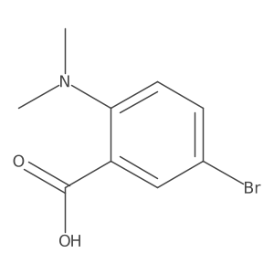 5-Bromo-2-(dimethylamino)benzoic acid Structure