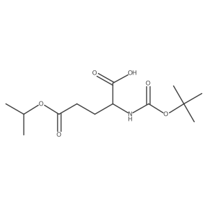 5-(1-Methylethyl) hydrogen N-[(1,1-dimethylethoxy)carbonyl]-D-glutamate Structure