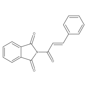 2-(1-Oxo-3-phenyl-2-propen-1-yl)-1H-isoindole-1,3(2H)-dione Structure