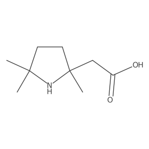 2-(2,5,5-Trimethylpyrrolidin-2-yl)acetic acid Structure