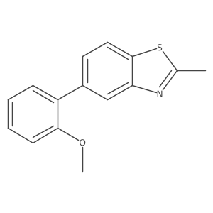 5-(2-Methoxyphenyl)-2-methylbenzo[d]thiazole结构式
