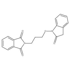 2-[3-(2-Oxo-2,3-dihydro-indol-1-yloxy)-propyl]-isoindole-1,3-dione结构式