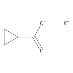 Potassiumcyclopropanecarboxylate结构式