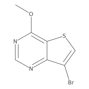 7-Bromo-4-methoxythieno[3,2-d]pyrimidine结构式