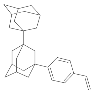 3-(4-Vinylphenyl)-1,1'-biadamantane Structure