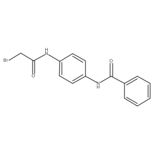 N-{4-[(2-Bromoacetyl)amino]phenyl}benzamide结构式