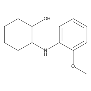 (1S,2S)-2-[(2-methoxyphenyl)amino]cyclohexan-1-ol结构式