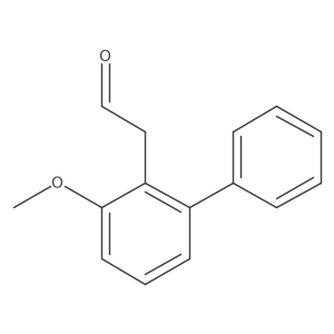 2-Methoxy-6-phenyl-phenylacetaldehyde结构式
