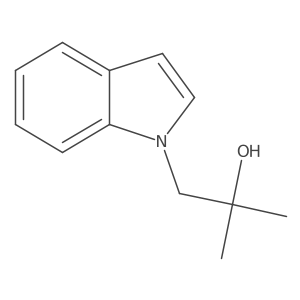 1-(1H-Indol-1-yl)-2-methylpropan-2-ol Structure