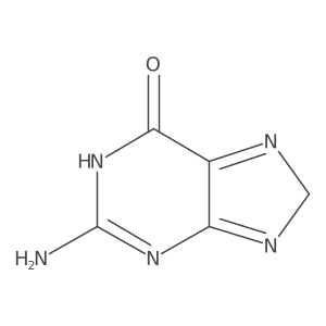 2-Amino-8H-purin-6-ol Structure