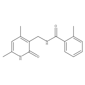 N-[(1,2-dihydro-4,6-dimethyl-2-oxo-3-pyridinyl)methyl]-2-methylbenzamide Structure