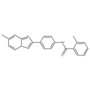 2-methyl-N-(4-(7-methylimidazo[1,2-a]pyrimidin-2-yl)phenyl)benzamide Structure