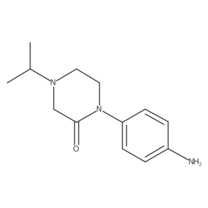 1-(4-Aminophenyl)-4-isopropylpiperazin-2-one Structure