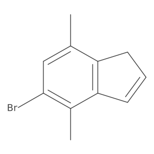 5-bromo-4,7-dimethyl-1H-indene结构式