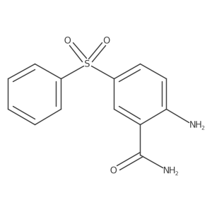 2-Amino-5-benzenesulfonyl-benzamide Structure