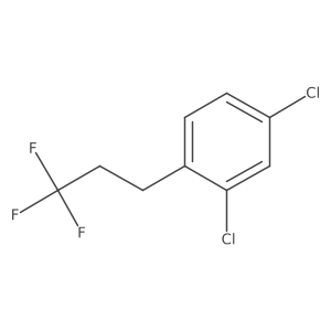 2,4-Dichloro-1-(3,3,3-trifluoropropyl)benzene结构式