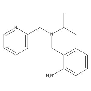 N-[(2-Aminophenyl)methyl]-N-(1-methylethyl)-2-pyridinemethanamine Structure