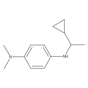 n1-(1-Cyclopropylethyl)-n4,n4-dimethylbenzene-1,4-diamine Structure