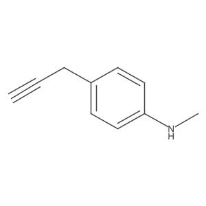 N-Methyl-4-(2-propyn-1-yl)benzenamine Structure