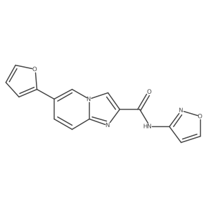 6-(furan-2-yl)-N-(1,2-oxazol-3-yl)imidazo[1,2-a]pyridine-2-carboxamide Structure