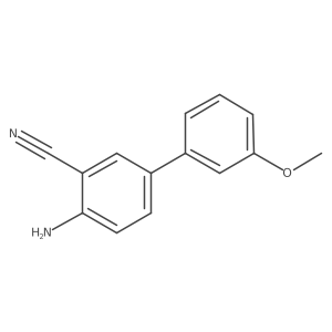 4-Amino-3'-methoxybiphenyl-3-carbonitrile结构式