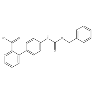 3-(4-Cbz-Aminopheny)picolinic acid结构式