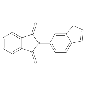 2-(1H-inden-6-yl)-2,3-dihydro-1H-isoindole-1,3-dione结构式