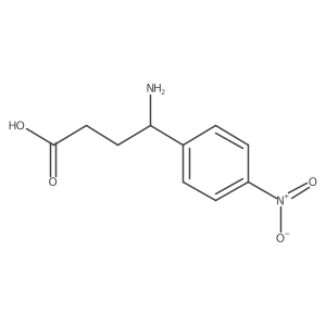 4-Amino-4-(4-nitrophenyl)butanoic acid Structure
