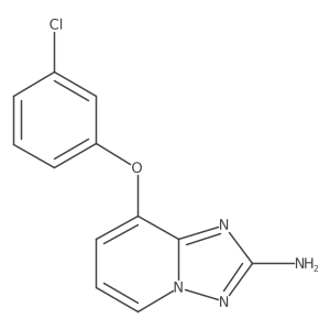 8-(3-Chlorophenoxy)-[1,2,4]triazolo[1,5-a]pyridin-2-amine Structure
