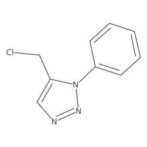 5-(chloromethyl)-1-phenyl-1H-1,2,3-triazole Structure