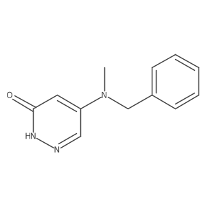 5-[Benzyl(methyl)amino]-3-pyridazinol结构式