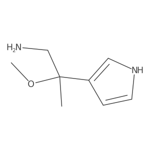 2-methoxy-2-(1H-pyrrol-3-yl)propan-1-amine Structure