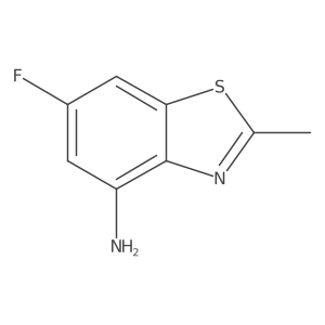 6-Fluoro-2-methyl-1,3-benzothiazol-4-amine Structure