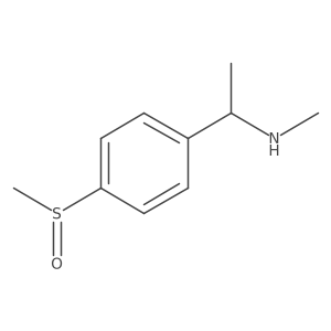 [1-(4-Methanesulfinylphenyl)ethyl](methyl)amine Structure