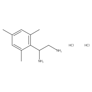 (1S)-1-(2,4,6-Trimethylphenyl)ethane-1,2-diamine 2hcl Structure