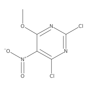 2,4-Dichloro-5-nitro-6-methoxypyrimidine Structure