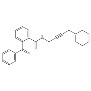 2-benzoyl-N-[4-(1-piperidyl)but-2-ynyl]benzamide Structure