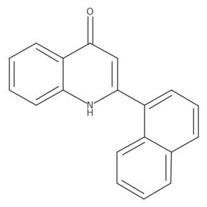 4(1h)-Quinolinone,2-(1-naphthalenyl)-结构式